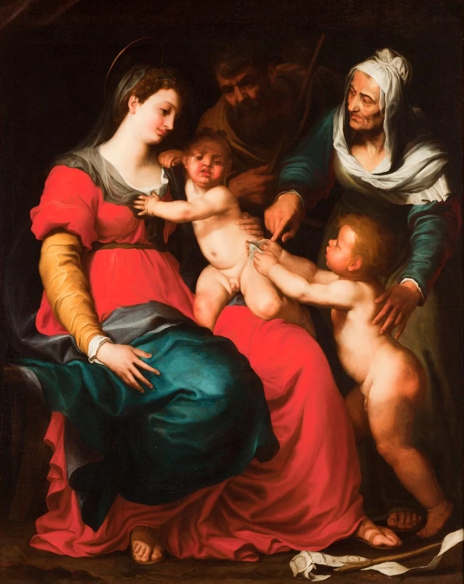Sacra Famiglia, detta della farfalla - Palazzo Rosso, Genova